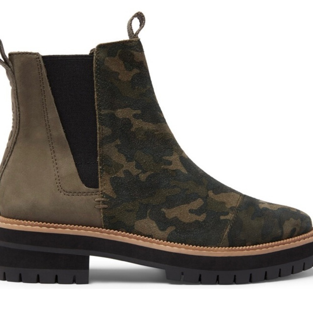 Toms Green Dakota Chelsea Boot- camo